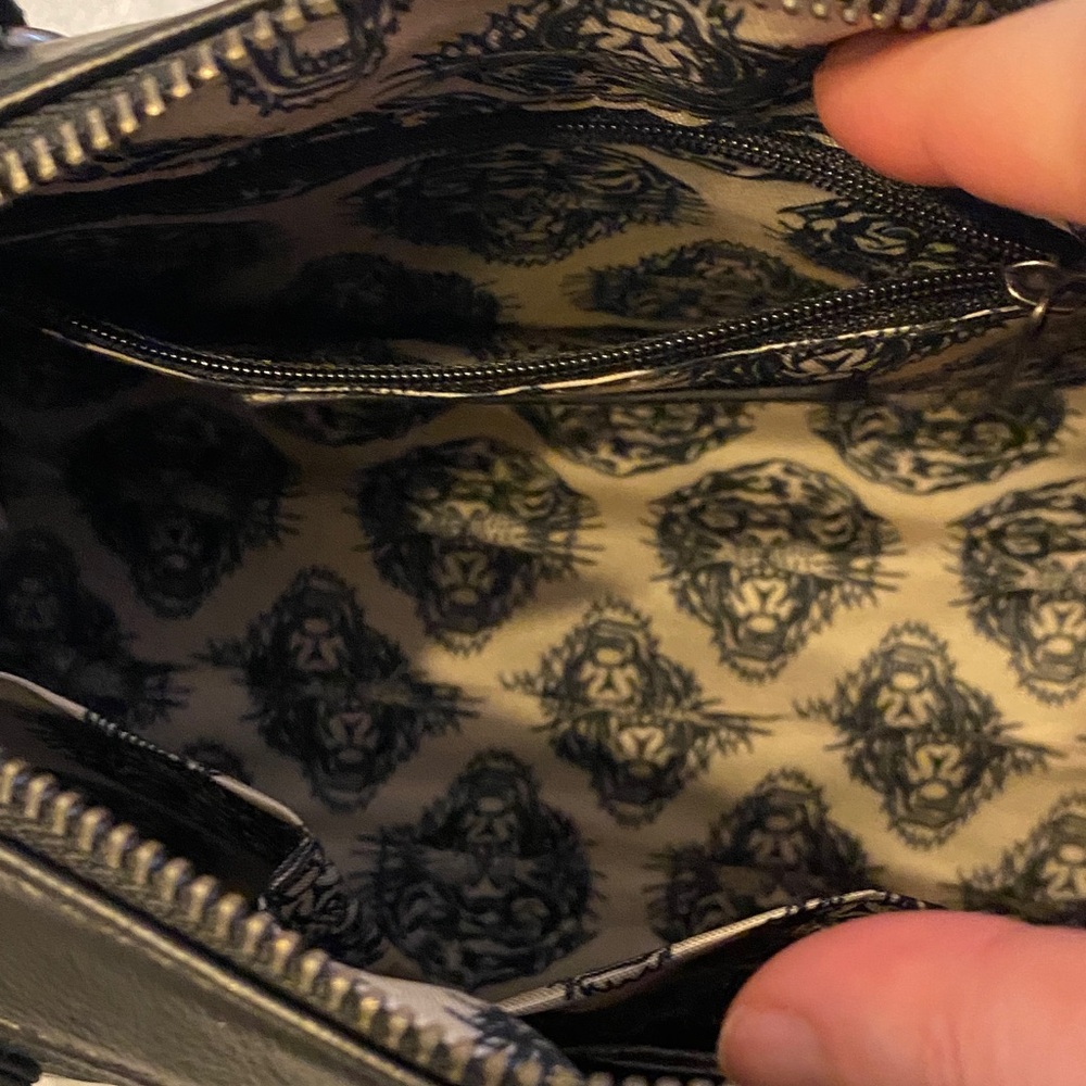 Ed Hardy Black Leather Tote - Picture 7 of 9
